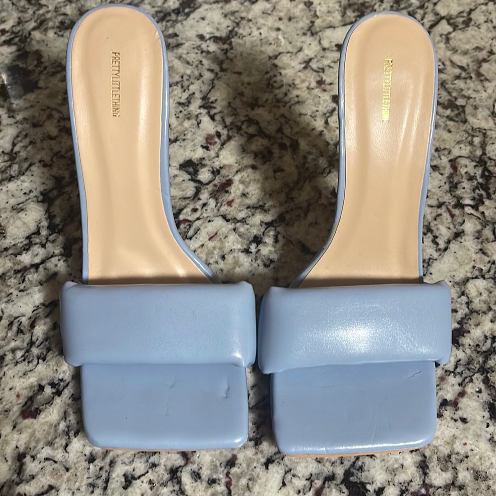 Padded Blue Heels - Pretty Little Thing (PLT)